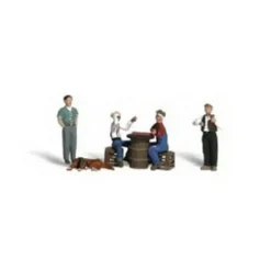 Woodland Scenics A2132 N Scenic Accents Checker Player Figures (Set of 8) - Model Train Junction: Quality Parts and Art Supplies Outlet