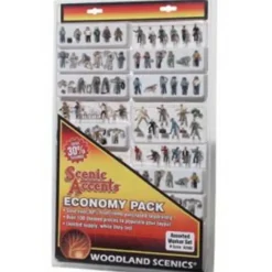 Woodland Scenics A2062 N Scenic Accents Economy Pack - Assorted Worker Set - Model Train Junction: Quality Parts and Art Supplies Clearance