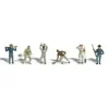 Woodland Scenics A2167 N Scenic Accents Chain Gang Figures (Set of 6) - Model Train Junction: Quality Parts and Art Supplies New