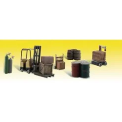 Woodland Scenics A2208 N Scenic Accents Loading Dock Details (Set of 6) - Model Train Junction: Quality Parts and Art Supplies Sale