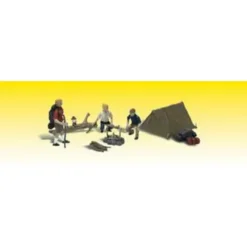 Woodland Scenics A2199 N Scenic Accents Camper Figures (Set of 8) - Model Train Junction: Quality Parts and Art Supplies Discount