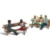Woodland Scenics A2214 N Scenic Accents Outdoor Dining (Set of 2) - Model Train Junction: Quality Parts and Art Supplies Hot