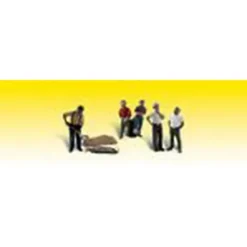 Woodland Scenics A2205 N Scenic Accents One Man Crew Figures (Set of 7) - Model Train Junction: Quality Parts and Art Supplies Discount