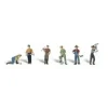 Woodland Scenics A2148 N Scenic Accents Track Worker Figures (Set of 6) - Model Train Junction: Quality Parts and Art Supplies New