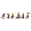 Woodland Scenics A2182 N Scenic Accents Children Figures (Set of 6) - Model Train Junction: Quality Parts and Art Supplies New