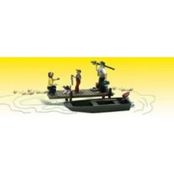 Woodland Scenics A2203 N Scenic Accents Family Fishing Figures - Model Train Junction: Quality Parts and Art Supplies Hot