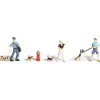 Woodland Scenics A2143 N Scenis Accents People & Pets Figures (Set of 8) - Model Train Junction: Quality Parts and Art Supplies Sale