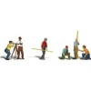 Trains*Woodland Scenics A2175 N Scenic Accents Surveyor Figures (Set of 7) - Model Train Junction: Quality Parts and Art Supplies