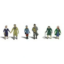Woodland Scenics A2189 N Scenic Accents Couples in Coat Figures (Set of 6) - Model Train Junction: Quality Parts and Art Supplies Discount
