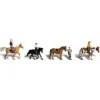 Woodland Scenics A2159 N Scenic Accents Horseback Riders & Horses (Set of 4) - Model Train Junction: Quality Parts and Art Supplies Discount