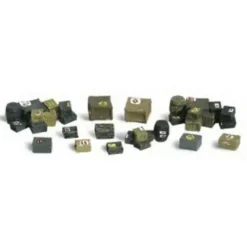 Woodland Scenics A2162 N Scenic Accents Assorted Crates (Set of 12) - Model Train Junction: Quality Parts and Art Supplies Best