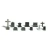 Woodland Scenics A2164 N Scenic Accents Assorted Tombstones (Set of 11) - Model Train Junction: Quality Parts and Art Supplies Clearance