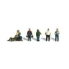 Woodland Scenics A2154 N Scenic Accents Factory Worker Figures (Set of 6) - Model Train Junction: Quality Parts and Art Supplies Discount