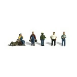 Woodland Scenics A2154 N Scenic Accents Factory Worker Figures (Set of 6) - Model Train Junction: Quality Parts and Art Supplies Discount