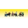 Woodland Scenics A2206 N Seated People On Benches Figures (Set of 6) - Model Train Junction: Quality Parts and Art Supplies Online