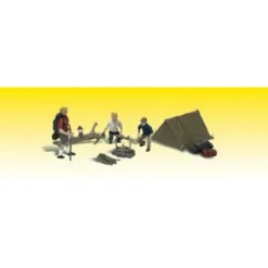 Trains*Woodland Scenics A2754 O Campers Figures/Tents & Campsite Gear (Set of 8) - Model Train Junction: Quality Parts and Art Supplies