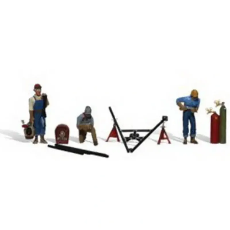 Woodland Scenics A2748 O Welders & Accessories Figures (Set of 15) - Model Train Junction: Quality Parts and Art Supplies Online