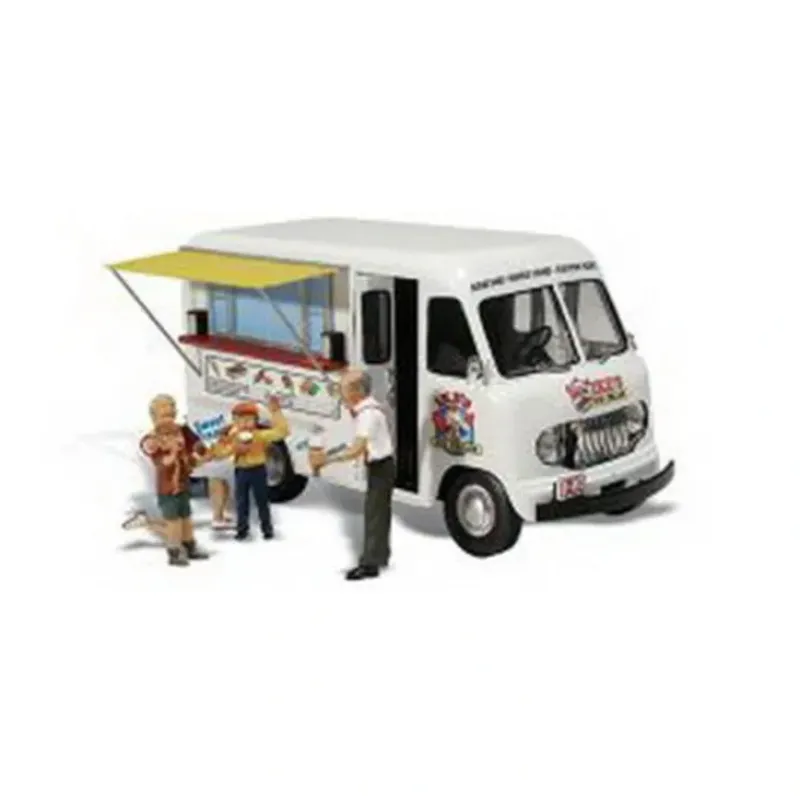 Woodland Scenics AS5541 HO AutoScenes Ike's Ice Cream Truck - Model Train Junction: Quality Parts and Art Supplies New