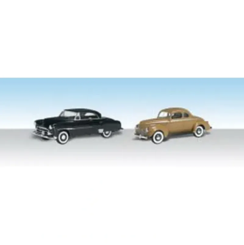 Woodland Scenics AS5536 HO AutoScenes Cruisin' Coupes (Pack of 2) - Model Train Junction: Quality Parts and Art Supplies New