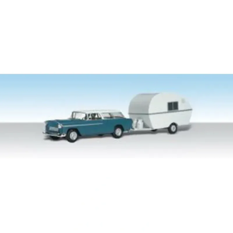 Woodland Scenics AS5532 HO Thompson's Travelin' Trailer AutoScenes - Model Train Junction: Quality Parts and Art Supplies Discount