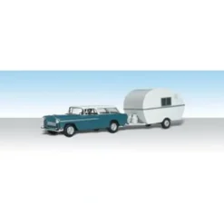 Trains*Woodland Scenics AS5328 N AutoScenes Thompson's Travelin' Trailer - Model Train Junction: Quality Parts and Art Supplies