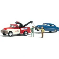 Woodland Scenics AS5324 N AutoScenes Wayne Recker's Tow Service (Pack of 4) - Model Train Junction: Quality Parts and Art Supplies Sale