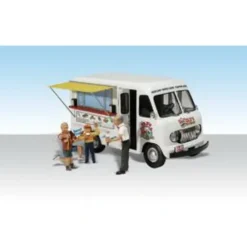 Woodland Scenics AS5338 N AutoScenes Ike''s Ice Cream Truck (Pack of 4) - Model Train Junction: Quality Parts and Art Supplies Clearance