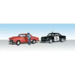 Woodland Scenics AS5333 N AutoScenes Willie''s Warning (Pack of 2) - Model Train Junction: Quality Parts and Art Supplies Clearance