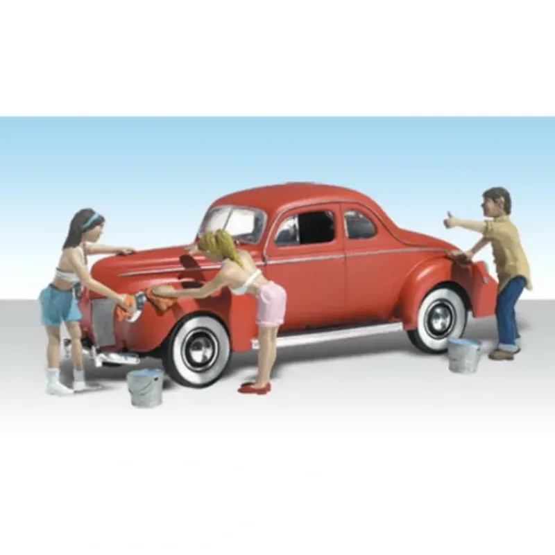 Woodland Scenics AS5339 N Suds & Shine AutoScenes - Model Train Junction: Quality Parts and Art Supplies New