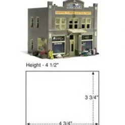 Woodland Scenics BR5022 HO Built-&-Ready Harrison's Hardware Building - Model Train Junction: Quality Parts and Art Supplies New