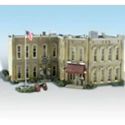 Woodland Scenics BR5030 HO Built-&-Ready Municipal Building - Model Train Junction: Quality Parts and Art Supplies Clearance
