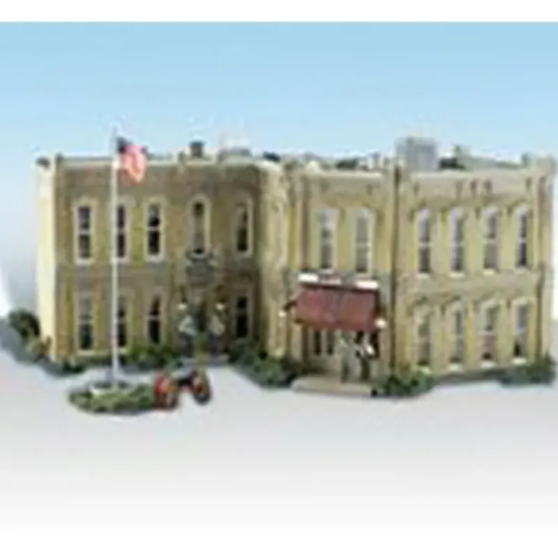 Woodland Scenics BR5030 HO Built-&-Ready Municipal Building - Model Train Junction: Quality Parts and Art Supplies Clearance