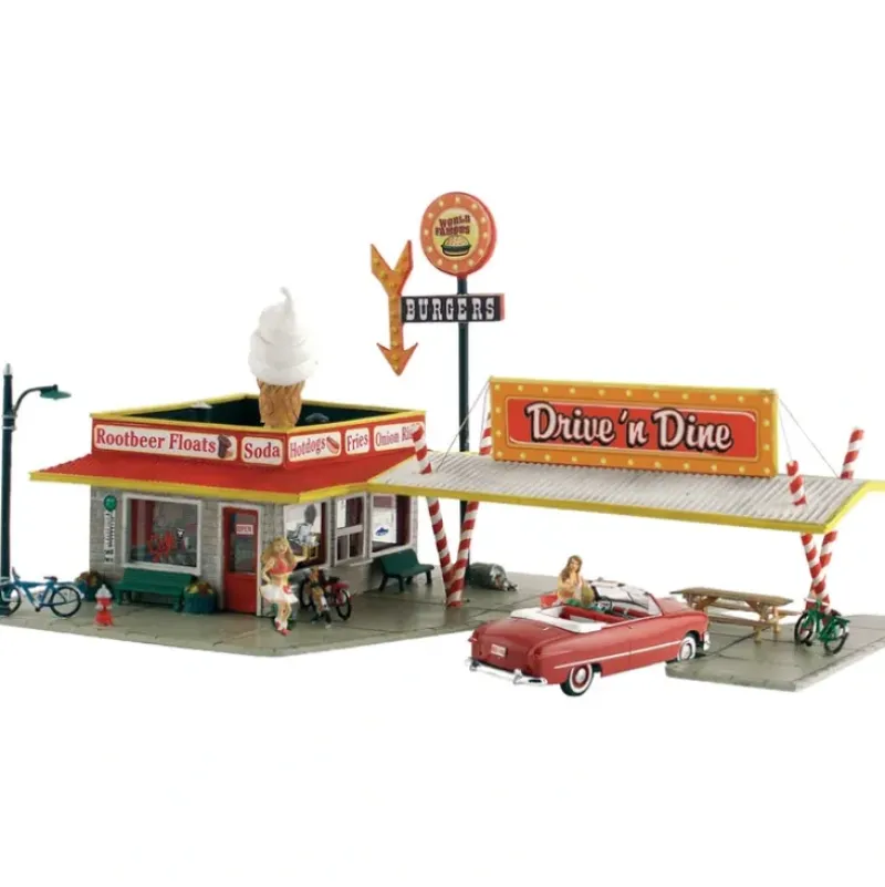 Trains*Woodland Scenics BR4929 N Built-&-Ready Drive 'n Dine Building - Model Train Junction: Quality Parts and Art Supplies