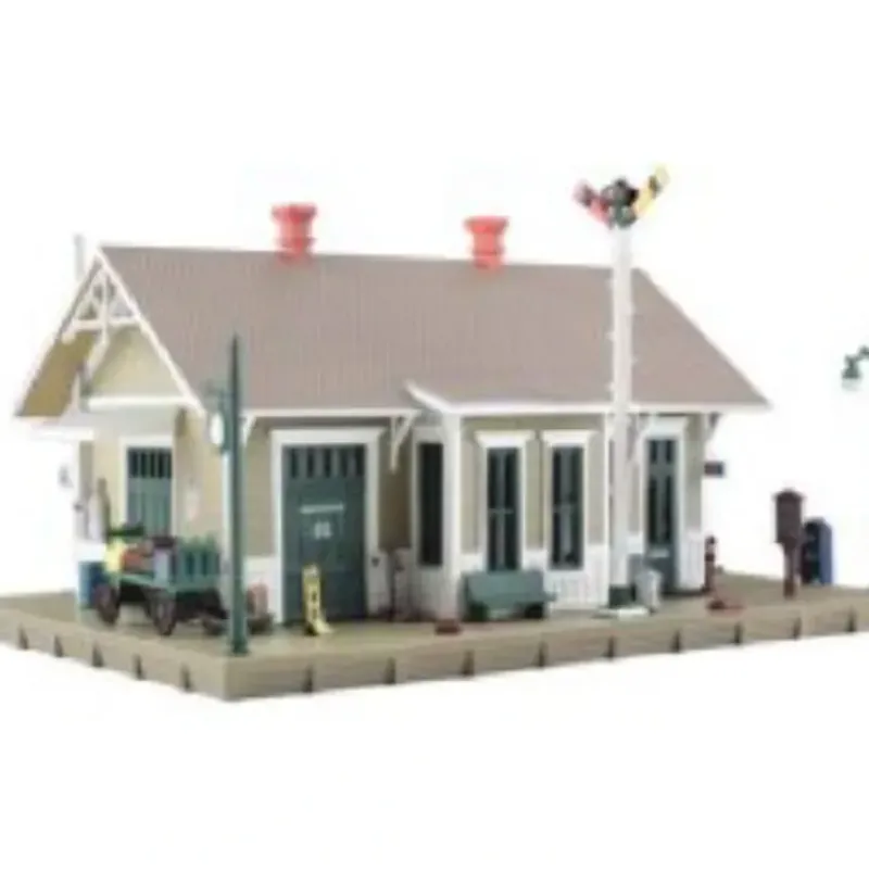 Woodland Scenics BR4928 N Built-&-Ready Dansbury Depot Building - Model Train Junction: Quality Parts and Art Supplies Discount