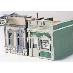 Woodland Scenics D224 HO Doctor's Office & Shoe Repair Building Kit - Model Train Junction: Quality Parts and Art Supplies Outlet