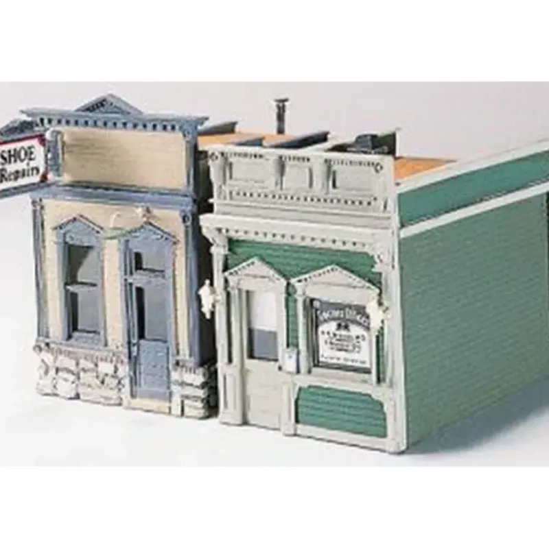 Woodland Scenics D224 HO Doctor's Office & Shoe Repair Building Kit - Model Train Junction: Quality Parts and Art Supplies Outlet