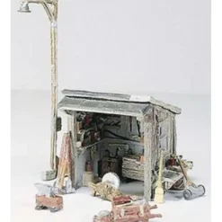 Woodland Scenics D216 HO Scenic Details Tool Shed Kit - Model Train Junction: Quality Parts and Art Supplies Outlet