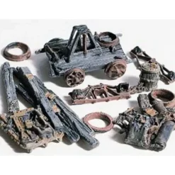 Woodland Scenics D202 HO Scenic Details Trackside Junk Set - Model Train Junction: Quality Parts and Art Supplies Best