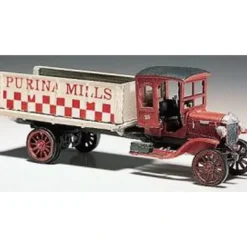 Trains*Woodland Scenics D218 HO Scenic Details Grain Truck Purina 1914 Diamond T Kit - Model Train Junction: Quality Parts and Art Supplies