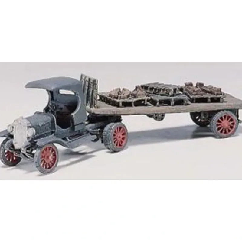 Woodland Scenics D244 HO Scenic Details Flat Bed & Tractor Diamond T Kit - Model Train Junction: Quality Parts and Art Supplies Online