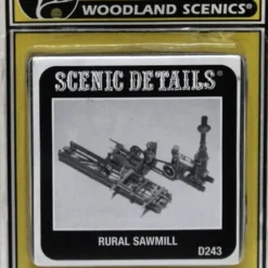 Woodland Scenics D243 HO Scenic Details Rural Sawmill Kit - Model Train Junction: Quality Parts and Art Supplies Discount