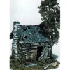 Woodland Scenics M101 HO Mini-Scene Abandoned Log Cabin Kit - Model Train Junction: Quality Parts and Art Supplies