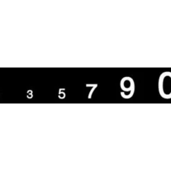 Woodland Scenics MG727 Numbers Gothic R.R. White Dry Transfer Decals - Model Train Junction: Quality Parts and Art Supplies New