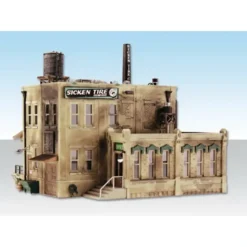 Woodland Scenics PF5184 HO Sicken Tire Company Building Kit - Model Train Junction: Quality Parts and Art Supplies Sale