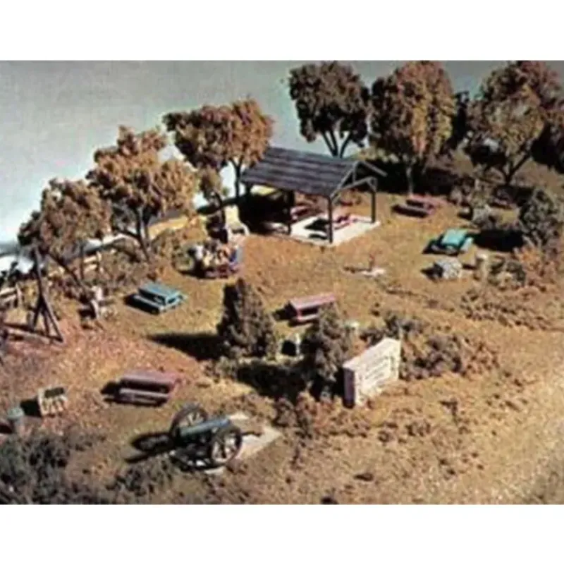 Woodland Scenics S132 HO Memorial Park Building Kit - Model Train Junction: Quality Parts and Art Supplies Sale