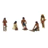 Woodland Scenics SP4343 Scene-A-Rama Native American Figures (Set of 5) - Model Train Junction: Quality Parts and Art Supplies Online