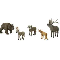 Trains*Woodland Scenics SP4349 Scene-A-Rama North American Wildlife Figures (Set of 5) - Model Train Junction: Quality Parts and Art Supplies
