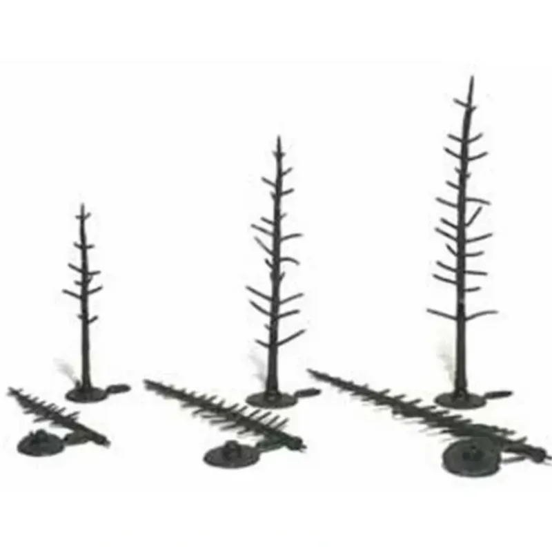 Woodland Scenics TR1124 2 1/2" - 4" Pine Tree Armatures Plastic Kit (Pack of 70) - Model Train Junction: Quality Parts and Art Supplies Clearance