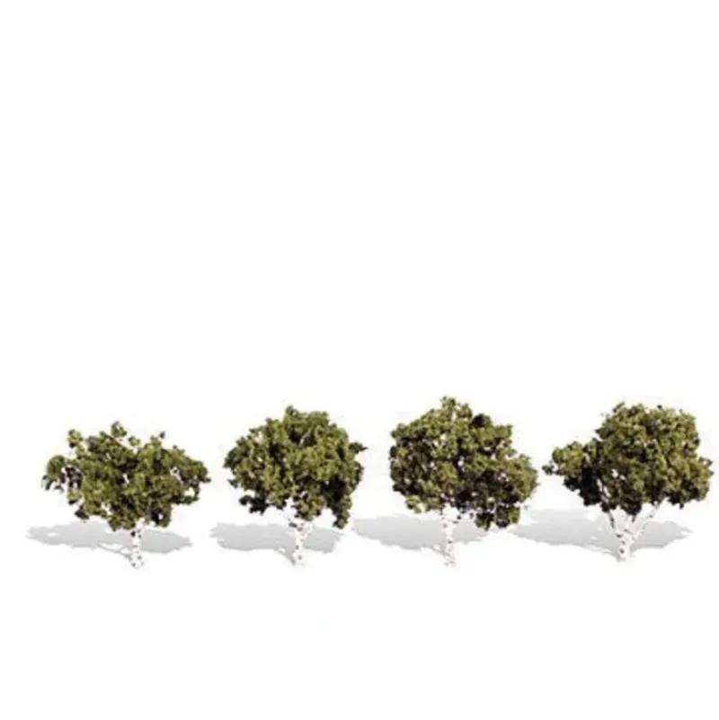 Woodland Scenics TR3533 N / HO & O Scale Waters Edge Deciduous Trees (Pack of 4) - Model Train Junction: Quality Parts and Art Supplies Hot