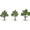 Woodland Scenics TR1506 N/HO/O 3" - 4" Light Green Realistic Trees (Pack of 3) - Model Train Junction: Quality Parts and Art Supplies Hot
